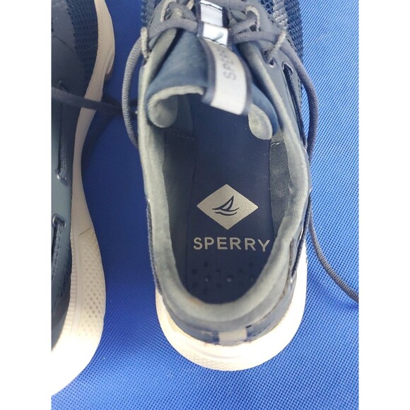 Sperry Men\'s 7 Seas 3-Eye Casual Shoes Navy Blue Sts24363 Size 8 Medium EUC main image 8